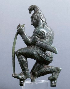 Bronzetto raffigurante Paride arciere
