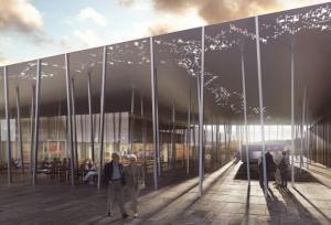 Il rendering del nuovo centro visitatori a Stonehenge