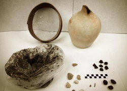 Reperti da Torcello portati ad analizzare a Ca' Foscari