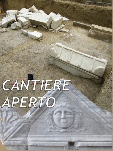 Visite guidate al cantiere di restauro del monumento funerario romano di via San Pietro di Concordia
