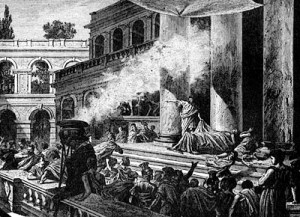 L'orazione di Marco Antonio ai funerali di Giulio Cesare