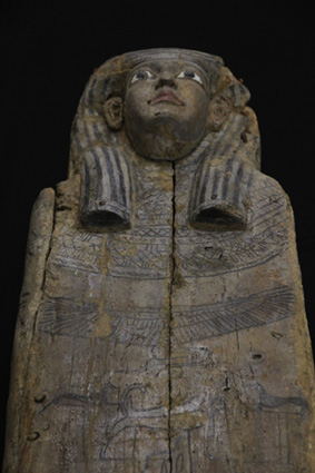 Il sarcofago di epoca tarda proveniente dal museo di Merano