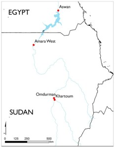 Il sito archeologico di Amara West, attualmente in Sudan