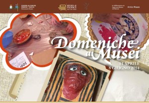 Manifesto delle "Domeniche al museo" a Fiesole