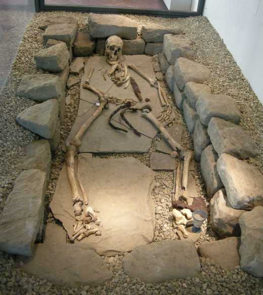Una tomba longobarda scoperta a Fiesole e ricostruita nella mostra al museo Archeologico
