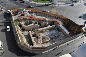 Gli "Auditoria" di Adriano scoperti in piazza Madonna di Loreto a Roma