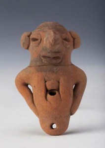 Una statuina precolombiana in mostra a Genova