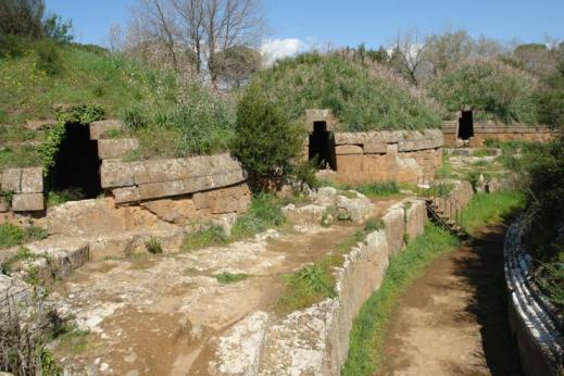 Oggi 65mila visitatori ogni anno ammirano le ricche tombe a tumulo della città etrusca di Cerveteri