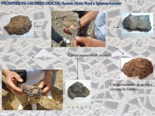 Gli archeologi hanno già trovato ad Aouam molte scorie di minerali