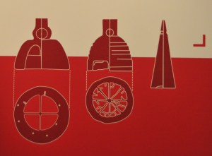 La ricostruzione grafica di uno scandaglio usato sulle navi romane