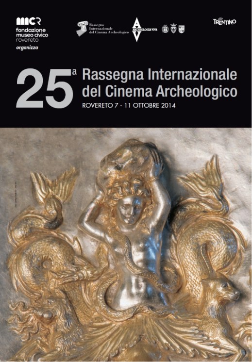 Il manifesto della 25.ma Rassegna internazionale del Cinema archeologico di Rovereto