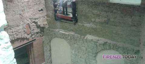 Le imponenti strutture del complesso teatrale del II secolo d.C. sotto Palazzo Vecchio