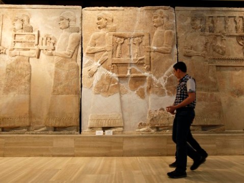 Il museo archeologico di Baghdad in Iraq controllato dai militari