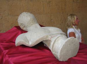 Una statua di età imperiale ritrovata a Campo della Fiera