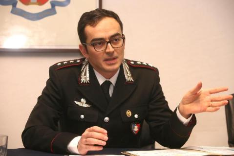 Il cap. Ciro Imperato, comandante del nucleo tutela patrimonio artistico dei Carabinieri dell'Emilia Romagna