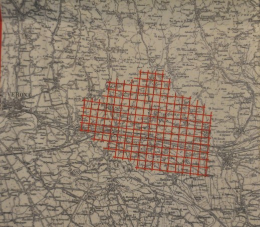 Le tracce di centuriazione romana a cavallo della via Postumia in Val d'Illasi