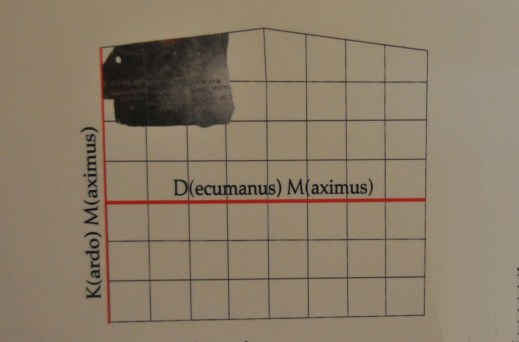 La ricostruzione della tavola originale cui apparteneva il catasto A di Verona con la sua posizione nell'angolo alto sinistro