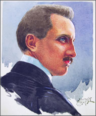 Il pilota austriaco e fotografo Theodor Kofler