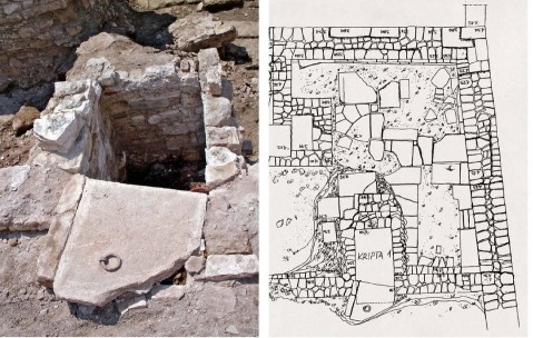 Lo scavo e il rilievo di una cripta trovata nell'area di San Teodoro a Pola