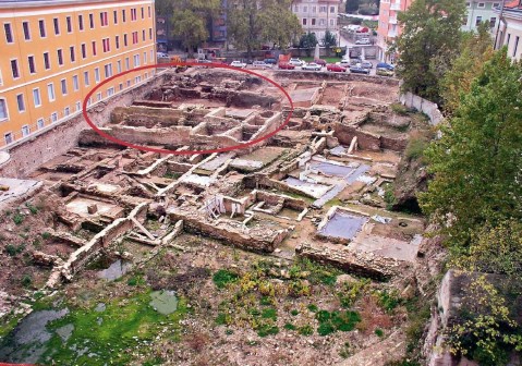 L'area di scavo archeologico nel rione di San Teodoro a Pola (Istria)