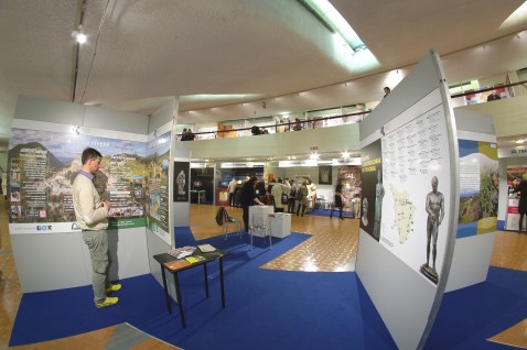 Lo stand della Toscana negli spazi espositivi di Tourisma (foto Valerio Ricciardi, Roma)