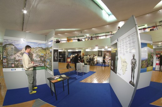 Lo stand della Toscana negli spazi espositivi di Tourisma (foto Valerio Ricciardi, Roma)