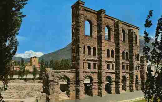 Il teatro romano di Aosta, la "Roma delle Alpi"