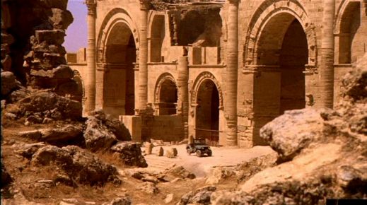 Una scena del film "L'esorcista" girato nel 1973 a Hatra in Iraq