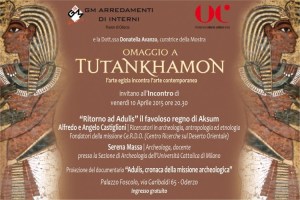 Il manifesto dell'incontro a Oderzo con i fratelli Alfredo e Angelo Castiglioni