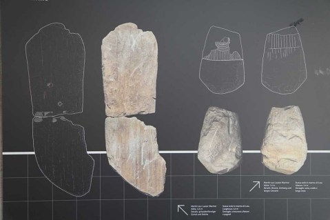 A Vezzano in Val Venosta (Alto Adige) sono state rinvenute due grandi statue stele