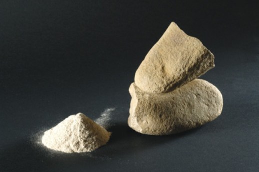 La macina usata dall'Homo Sapiens 30mila anni fa ritrovata a Bilancino nel Mugello, in Toscana