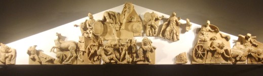 L'imponente frontone di Talamone celebra la disfatta dell'ultima offensiva celtica nel 225