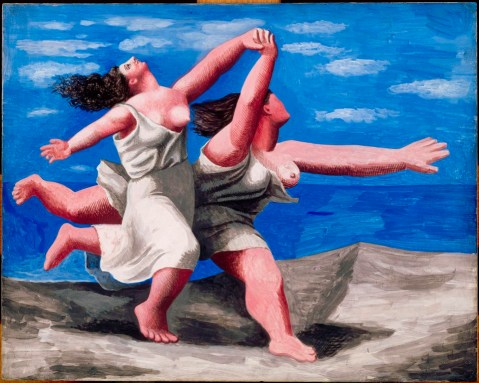 "Le due donne che corrono sulla spiaggia" di Pablo Picasso, esposto nella mostra