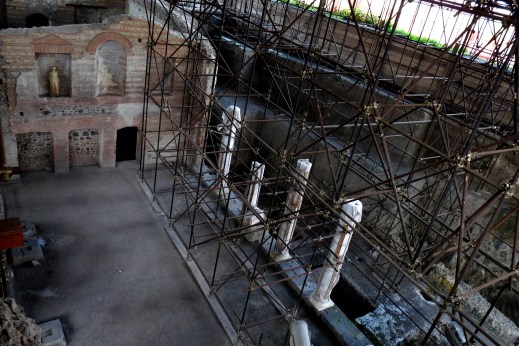 La "colonnata" della villa di Augusto, tra le scoperte più significative degli anni Trenta