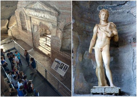 Le sculture rinvenute nella villa di Somma Vesuviana oggi sono al museo archeologico di Nola