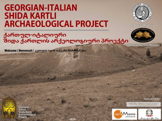 La missione archeologica congiunta università Ca' Foscari e museo nazionale Georgiano a Shida Kartli in Georgia attiva dal 2009