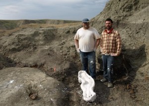 Michael Ryan e David Evans, co-autori dello studio sul wendiceratopo (foto Derek Larson)