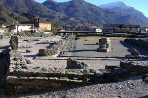 Il foro romano dell'antica Iulium Carnicum