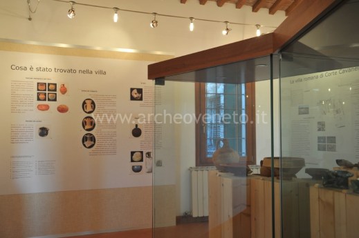 Gli spazi dedicati alla Mansio Fossis nell'Antiquarium di Loreo