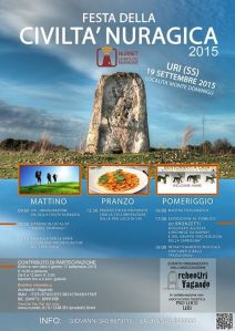 Il manifesto della Festa della civiltà nuragica a Uri