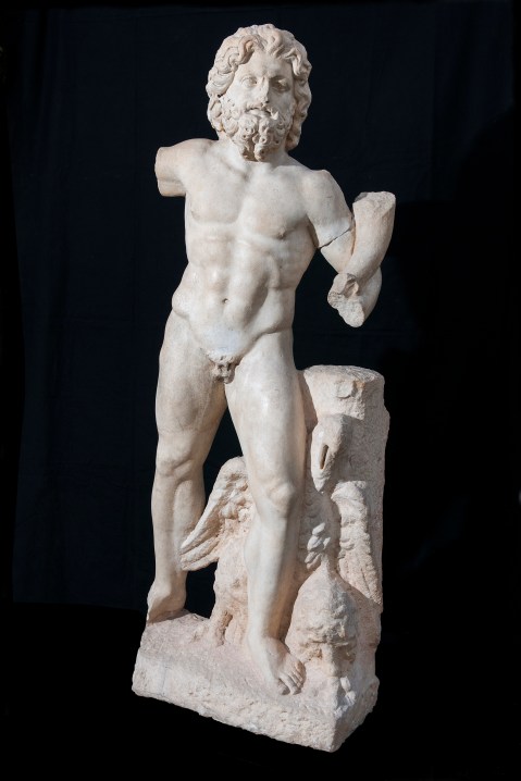 La statua di Giove con cornucopia proveniente da Oued R'mel (foto di Gianluca Baronchelli)