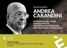 Al Piccolo Eliseo di Roma gli incontri di Andrea Carandini