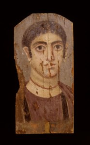 Ritratto femminile dal Fayyum: questo in mostra proviene da Leiden