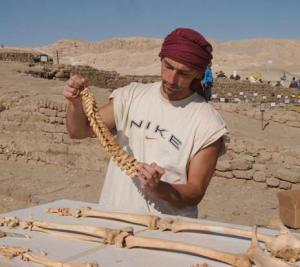 L'antropologo Stefano Benazzi dell'università di Bologna
