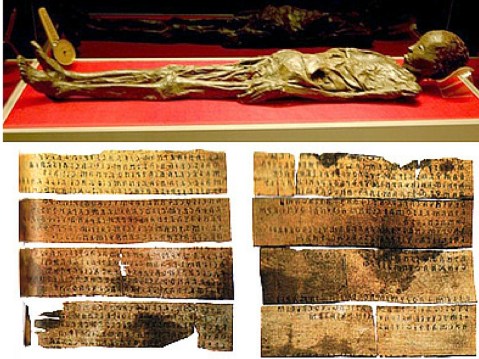 L'ospite d'onore della mostra: la mummia di Zagabria e il Liber Linteus