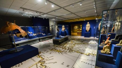La mostra "Il Nilo a Pompei" nella nuova sala del museo Egizio di Torino intitolata a Khaled Asaad, l'archeologo siriano ucciso dall'Isis