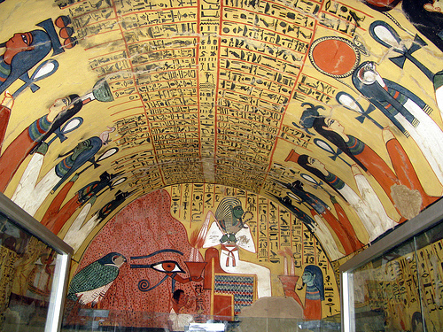 La tomba affrescata di Pashedu, scoperta nel 1834 a Deir el Medina sulla sponda occidentale di Tebe