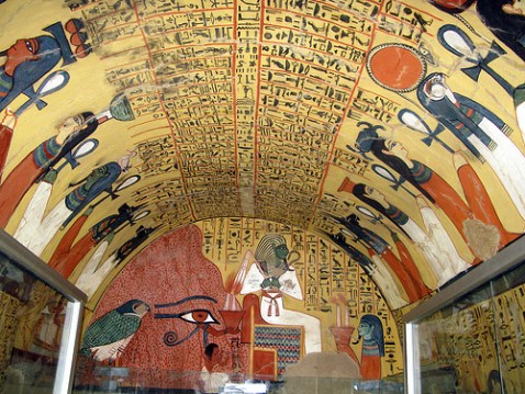 La tomba affrescata di Pashedu, scoperta nel 1834 a Deir el Medina sulla sponda occidentale di Tebe