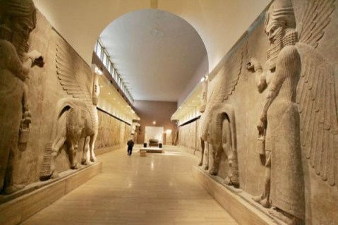 L'Iraq Museum di Baghdad dopo il restauro e la riapertura nel 2008