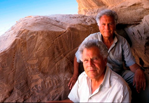 I fratelli Alfredo e Angelo Castiglioni insieme in una delle loro esplorazioni in Africa